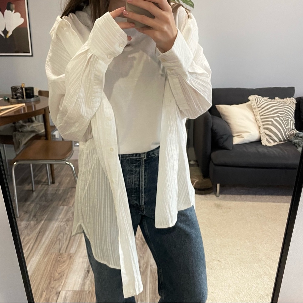 MANGO oversized shirt